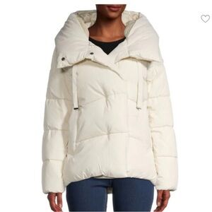 BCBG Cream Puffer Jacket